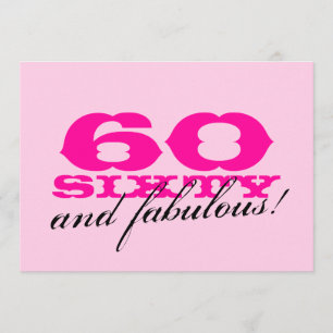 Invitations de femmes à la fête du 60e anniversair
