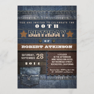 invitations de fête d'anniversaire d'adolescent