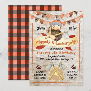 Invitations de fête d'anniversaire de biscuits à