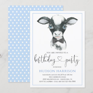 Invitations de fête d'anniversaire de ferme de