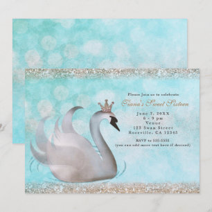 Invitations de fête d'anniversaire de princesse