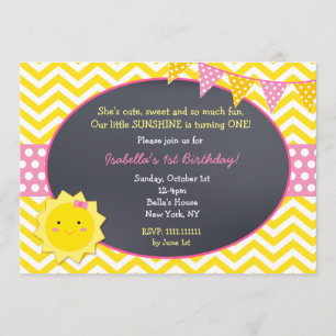 Invitations de fête d'anniversaire de tableau de