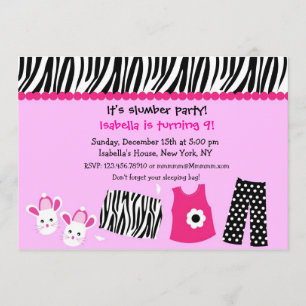 Invitations de fête d'anniversaire d'impression de