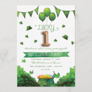 Invitations de fête d'anniversaire du jour d'un