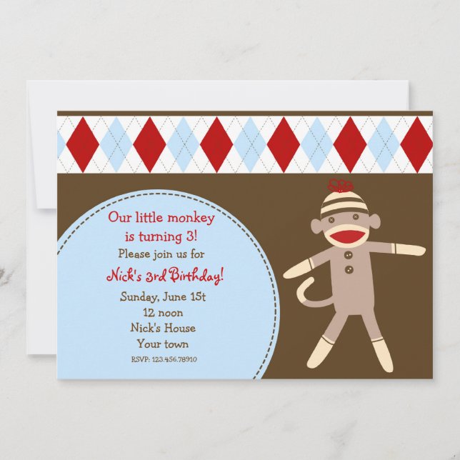 Invitations de fête d'anniversaire personnalisées  (Devant)
