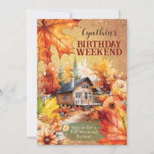 Invitations de fête d'automne