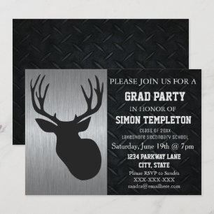 Invitations de fête de remise des diplômes de