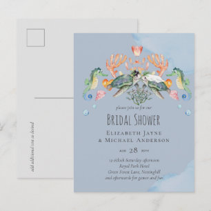 Invitations de Fête des mariées Mariage de tortue 
