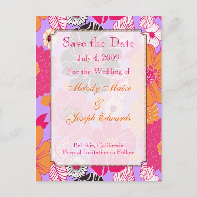 Invitations de fête d'été ~ Enregistrer la date, e (Devant)