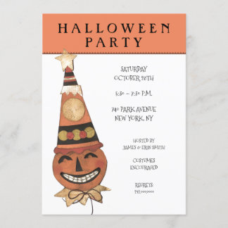 Invitations de fête d'Halloween