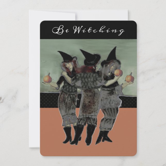 Invitations de fête d'Halloween (Devant)