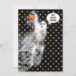 Invitations de fête d'Halloween pour adultes