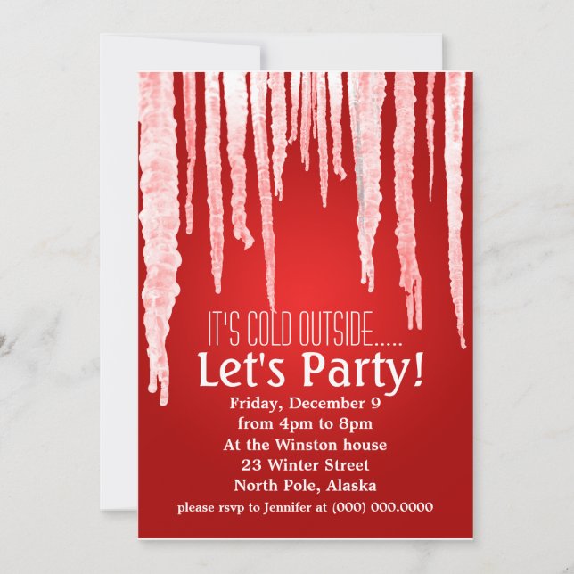 Invitations de fêtes (Devant)