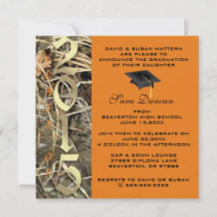 Invitations de fin d'études en Camo classique 2015