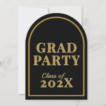 Invitations de fin d'études - Modèle