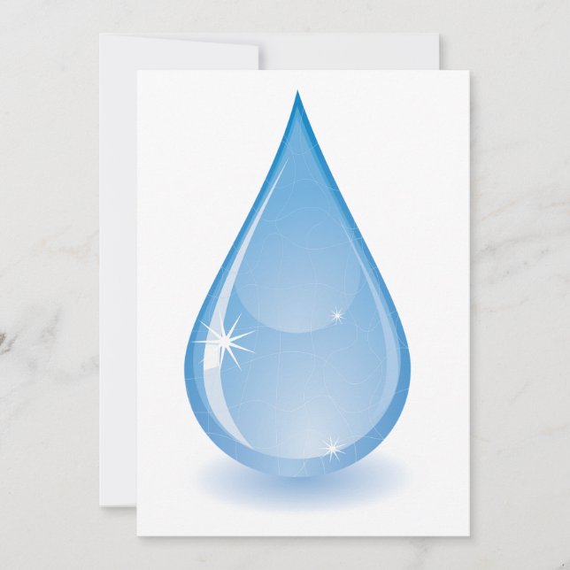 Invitations de gouttes d'eau à l'égouttement (Devant)