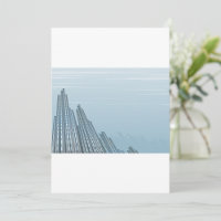 Invitations de gratte-ciel de la ville