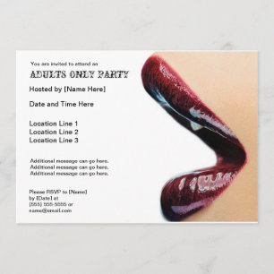 Invitations de groupes uniquement pour adultes