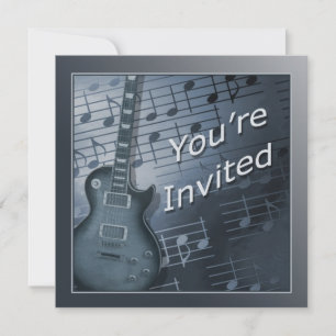 Invitations de guitare - Utilisation multiple