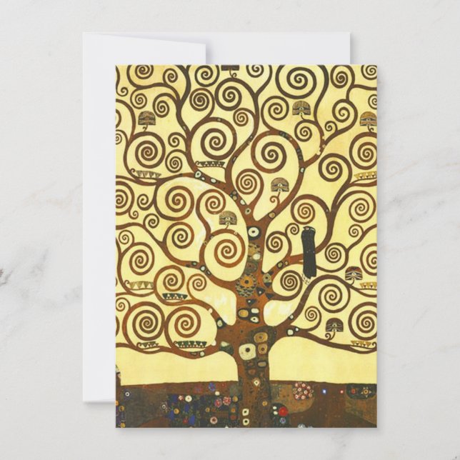Invitations de Gustav Klimt Tree of Life (Devant)
