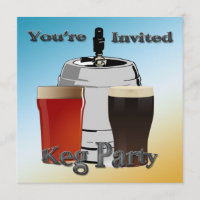 Invitations de Keg Party