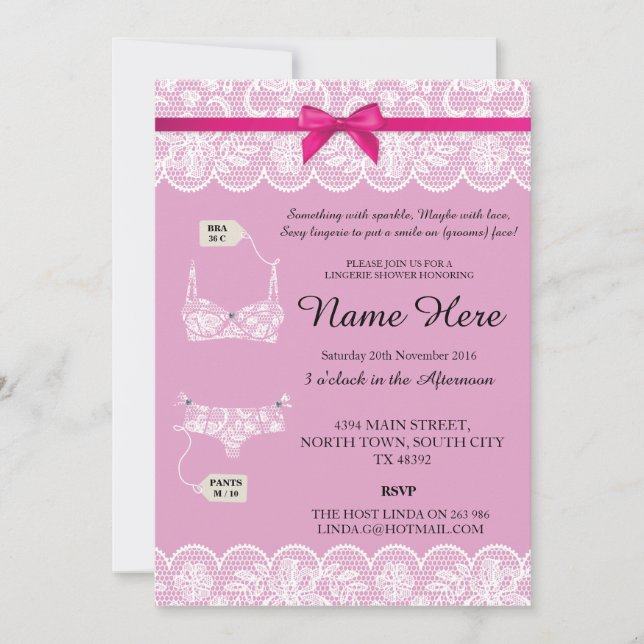 Invitations de la dentelle de la mariée de la douc (Devant)
