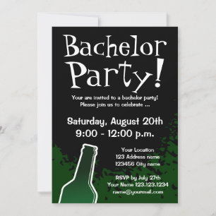 Invitations de la fête de baccalauréat   invitatio