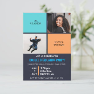Invitations de la fête de la graduation photograph