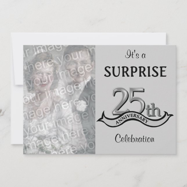 Invitations de la Fête de l'Argent (25e) (Devant)
