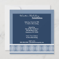 Invitations de la fête de Snow Wonderland
