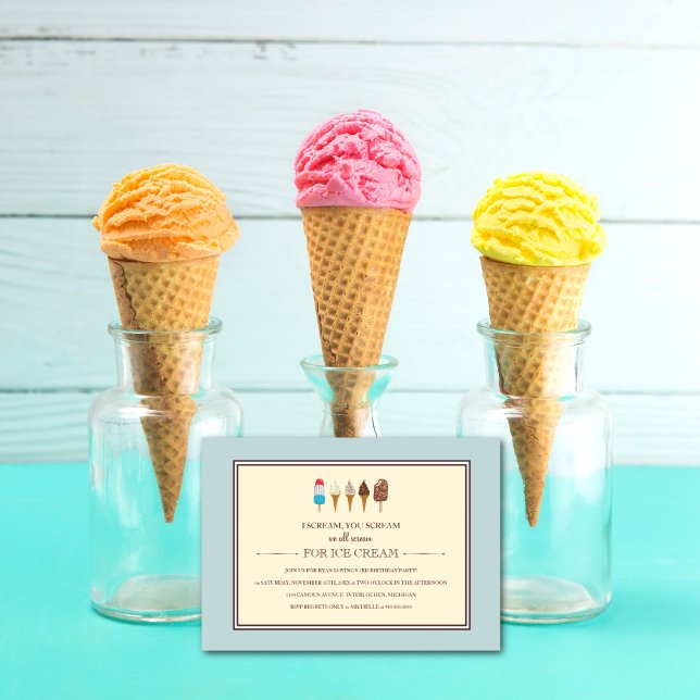 Invitations de la fête des Anniversaires de enfant (Créateur téléchargé)