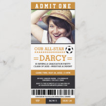 Invitations de la Fête des diplômés de football no