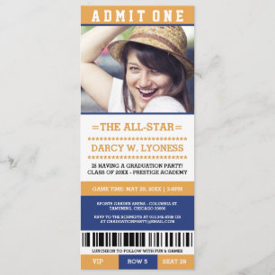 Invitations de la fête des diplômés sportifs