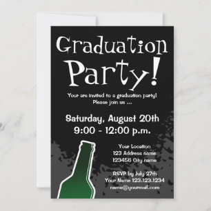 Invitations de la fête d'obtention du diplôme   in