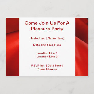 Invitations de la fête du plaisir personnalisé