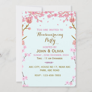 Invitations de la Fête du réchauffement du foyer