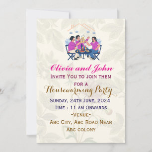 Invitations de la Fête du réchauffement du foyer