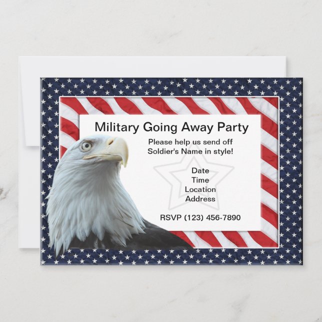 Invitations de la fête militaire (Devant)