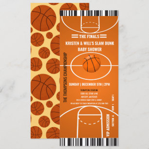 Invitations de la fête sportive   Baby shower garç