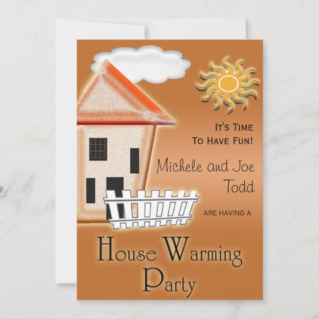 Invitations de la House Warming Party (Devant)