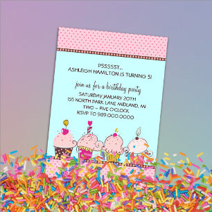 Invitations de la partie Anniversaire de enfant