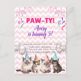 Invitations de la partie Anniversaire de enfant de