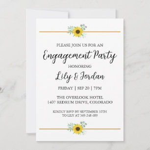 Invitations de la partie de fiançailles d'Eucalypt