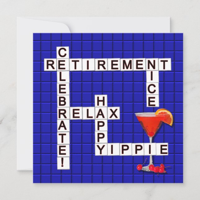 Invitations de la partie de retraite - Puzzle (Devant)
