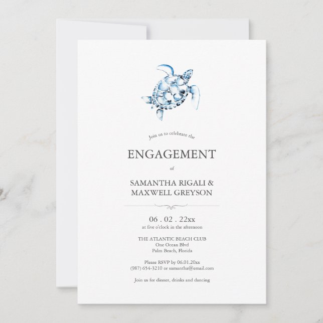 Invitations de la partie d'engagement de plage Tor (Devant)