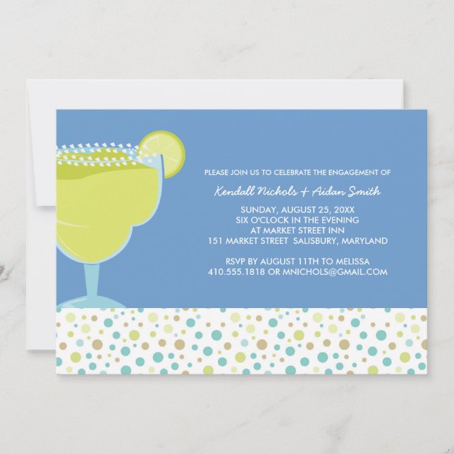 Invitations de la partie d'engagement ou du Cockta (Devant)
