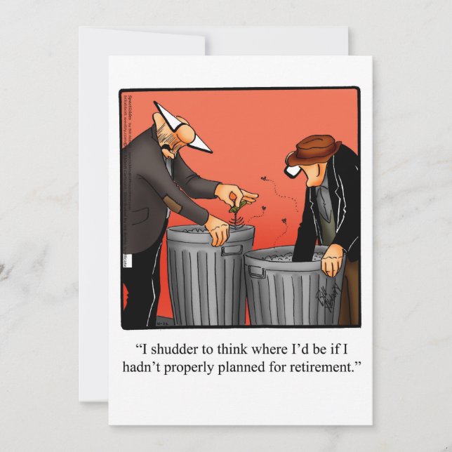 Invitations de la partie Humour de retraite (Devant)