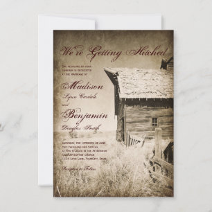 Invitations de la vieille grange russe