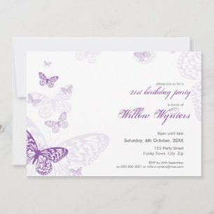 INVITATIONS DE L'ÉVÉNEMENT SPÉCIAL :: papillons 3L