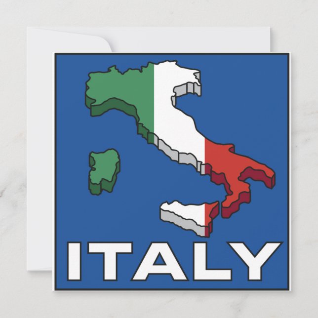 Invitations de l'Italie Vintage voyage (Devant)